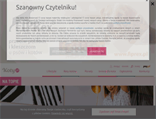 Tablet Screenshot of koty.pl